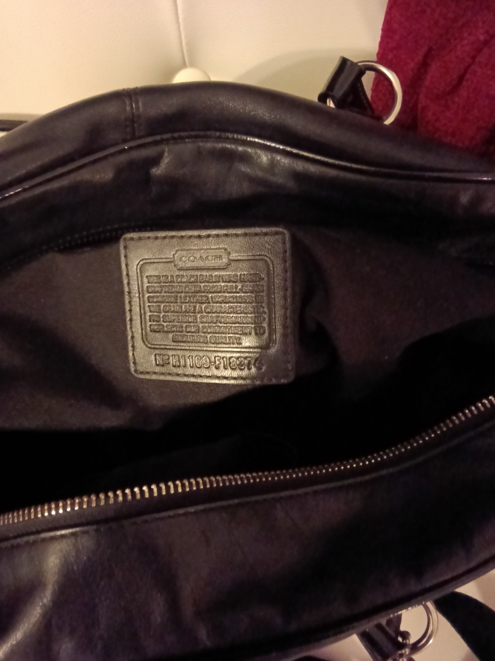 Coach Addison Leather Diaper/Travel or Briefcase Shoulder Bag H1169-F18374 - Picture 6 of 7